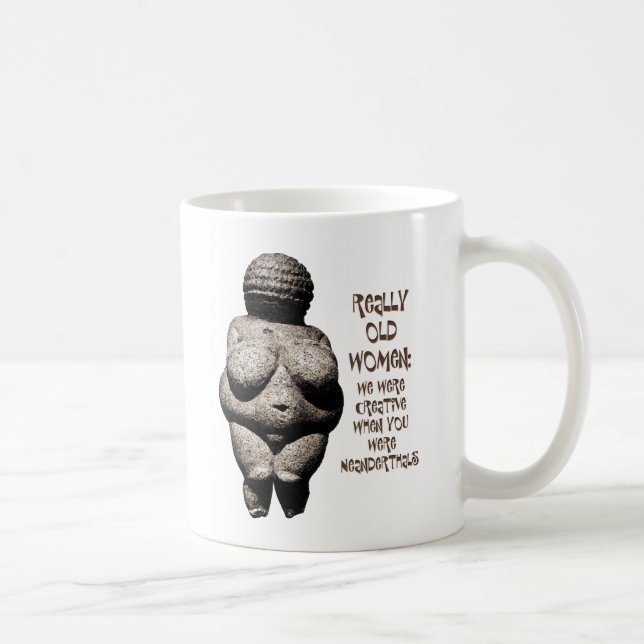 Venus av Willendorf Kaffemugg (Höger)