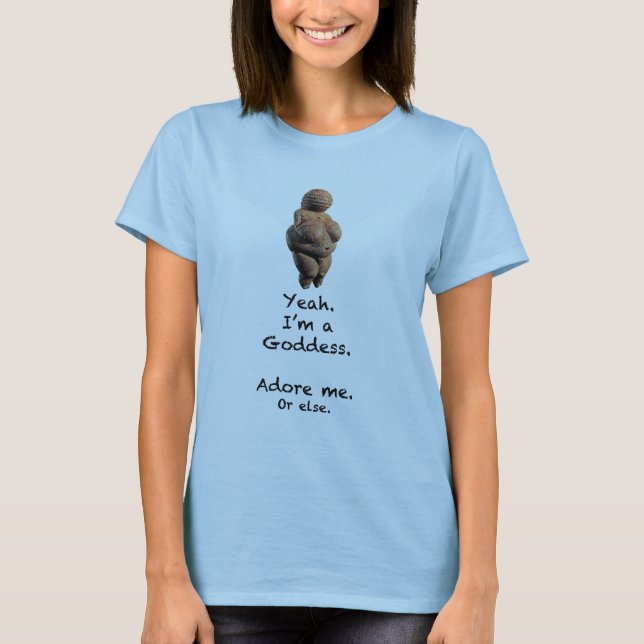 Venus av Willendorf T-shirt (Framsida)