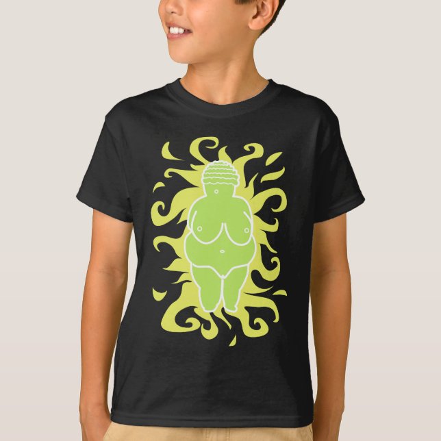Venus av Willendorf T-shirt (Framsida)