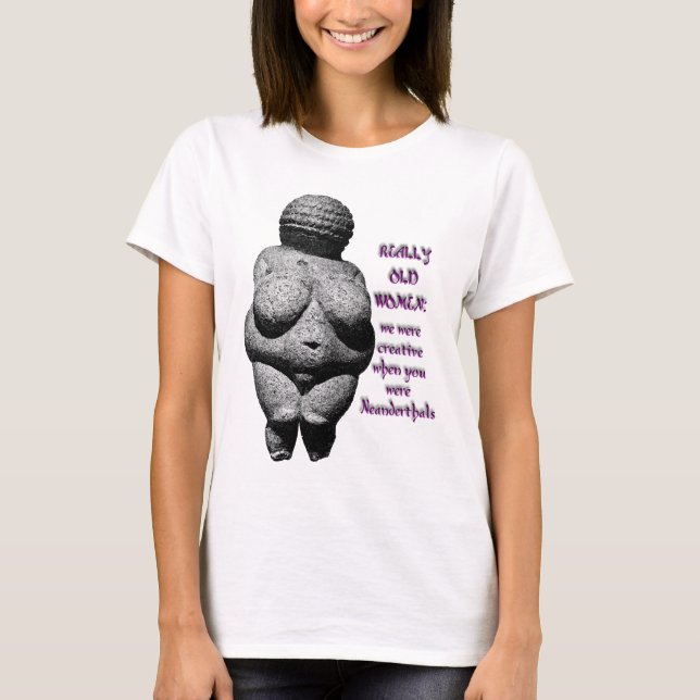 Venus av Willendorf T-shirt (Framsida)