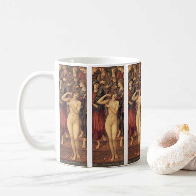 Venus bad av Sir Edward Coley Burne-Jones Kaffemugg (Med munk)