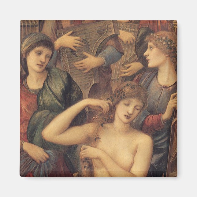 Venus bad av Sir Edward Coley Burne-Jones Magnet (Framsidan)