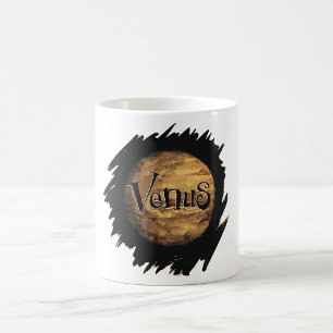 Venus Bläck Teckning Kaffemugg