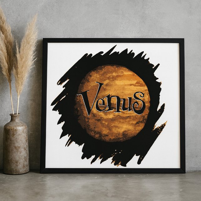 Venus Bläck Teckning Poster (Skapare uppladdad)