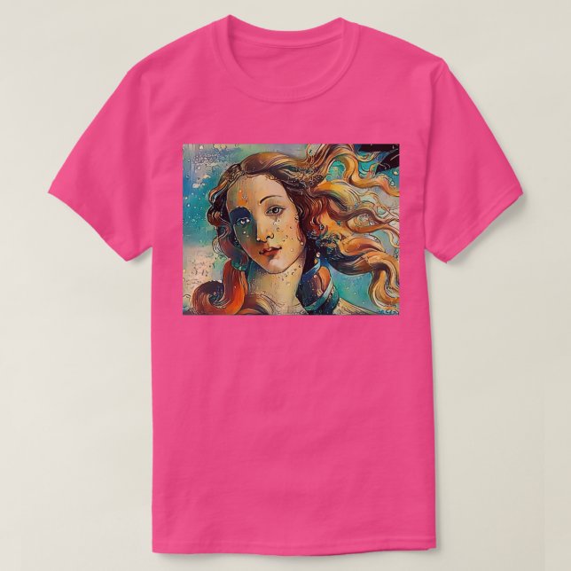 Venus Botticelli Makover T Shirt (Design framsida)