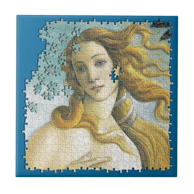 Venus Botticelli-pussel Kakelplatta (Framsidan)