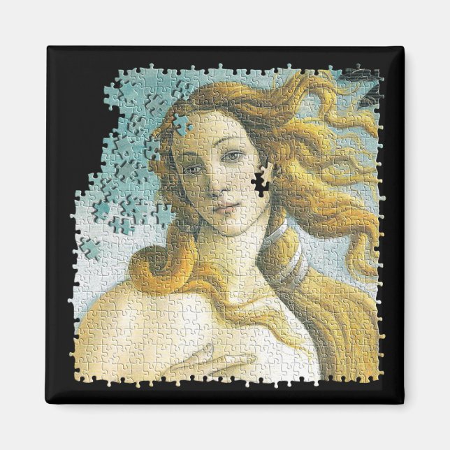 Venus Botticelli-pussel Magnet (Framsidan)