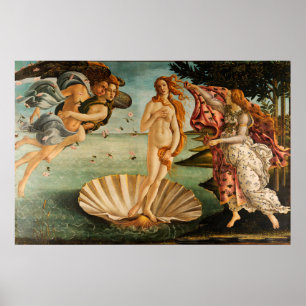 Venus Botticellis födelse Poster