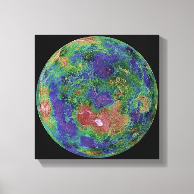 Venus centrerad på Nordpolen Canvastryck (Framsida)