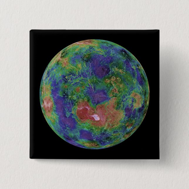 Venus centrerad på Nordpolen Knapp (Framsida)