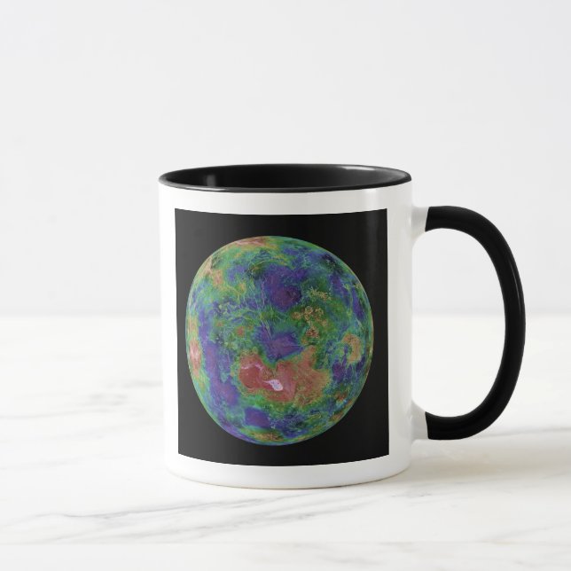 Venus centrerad på Nordpolen Mugg (Höger)