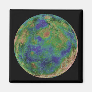 Venus centrerad på Sydpolen Magnet