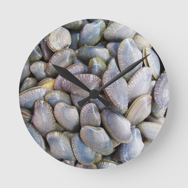 Venus Clam [ห อ ย ล า ย] Rund Klocka (Framsida)