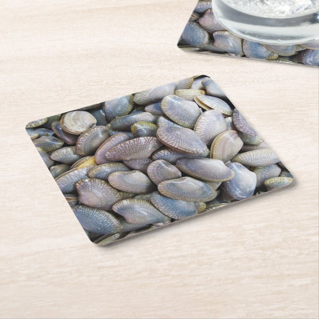 Venus Clam [ห อ ย ล า ย] Underlägg Papper Kvadrat (Vinklad)