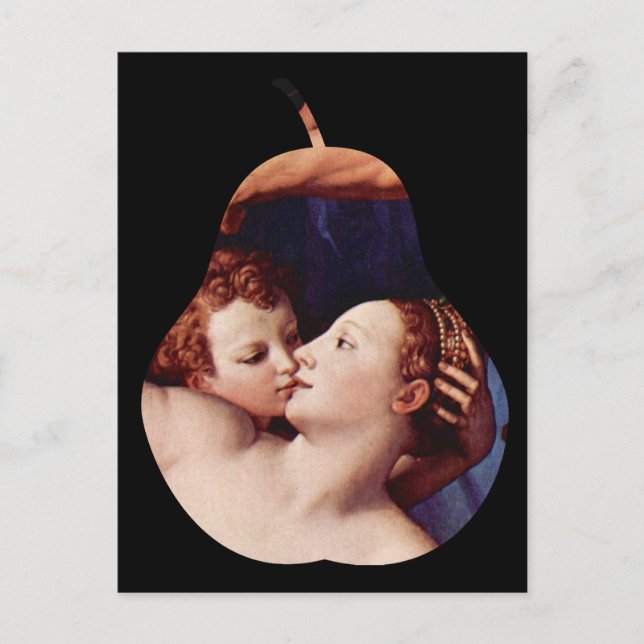 Venus Cupid Folly and Time av Bronzino Vykort (Framsida)