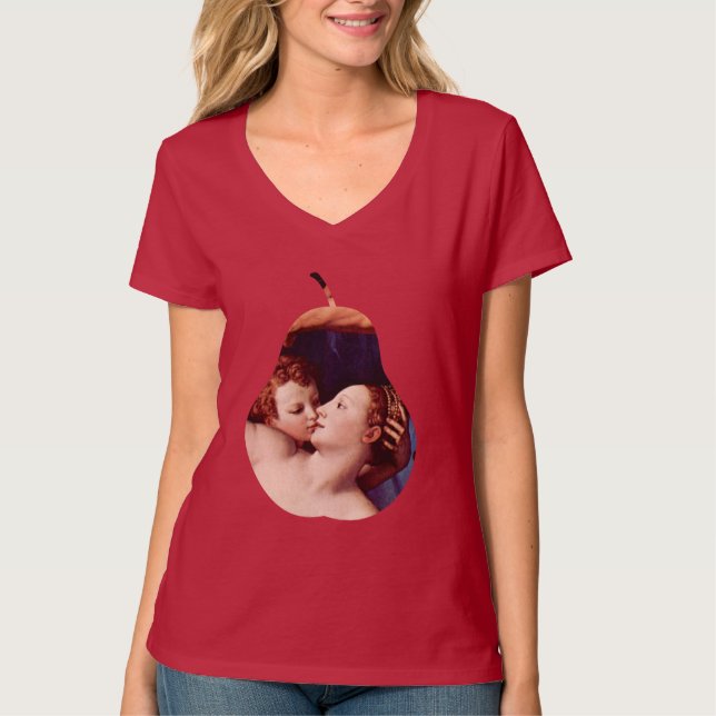 Venus Cupid Folly and Time av Bronzino Woman Tee (Framsida)