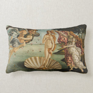 Venus cushion Botticelli-konstens födelse Lumbarkudde