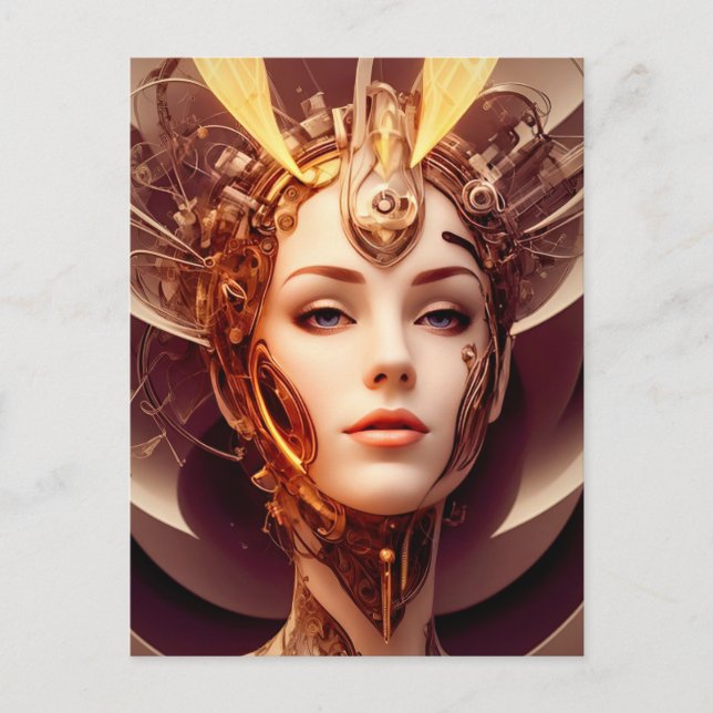 Venus Cyborg 10 Vykort (Framsida)