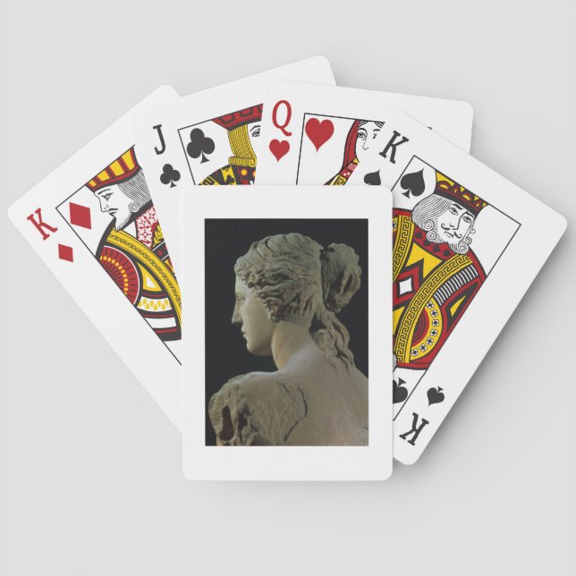 Venus de Milo, detaljer om huvudet, Hel Spel Kort (Baksidan)