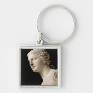 Venus de Milo Fyrkantig Silverfärgad Nyckelring