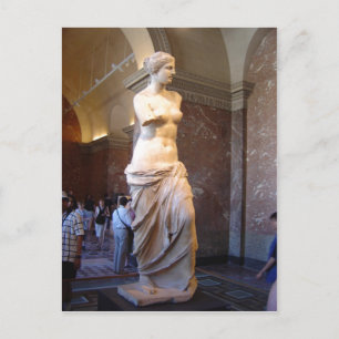 Venus de Milo i Louvre Paris Frankrike David Mon Vykort