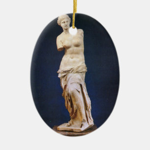 Venus de Milo Julgransprydnad Keramik