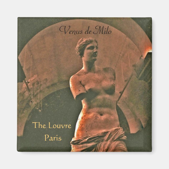 Venus de Milo Louvre Magnet (Framsidan)