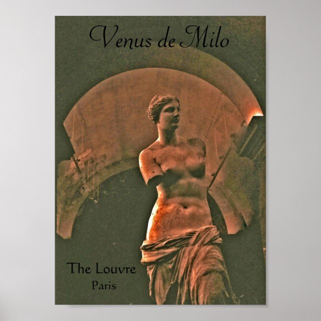 Venus de Milo Louvre Poster (Framsidan)