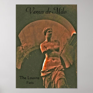 Venus de Milo luftventilaffisch Poster