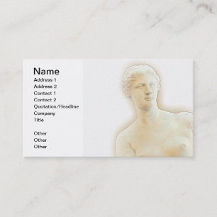 Venus de Milo Visitkort