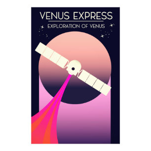 Venus Express-prospektering av Venus Fototryck
