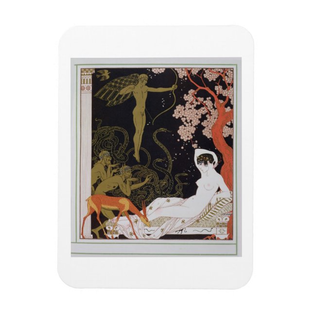 Venus (färg litho) magnet (Vertikal)