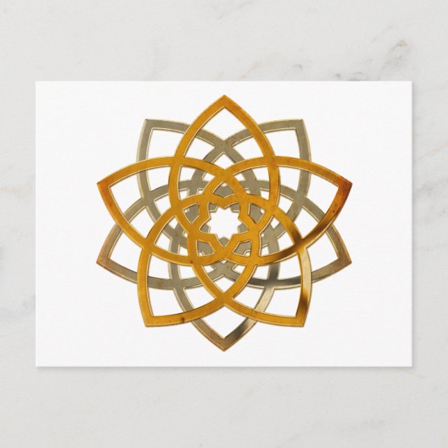 Venus Flower Duo - antique metall Vykort (Framsida)