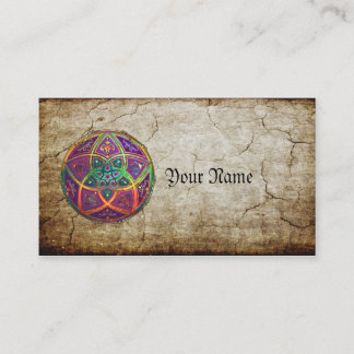 Venus Flower of Kärlek konst Oriental Antique Guld Visitkort