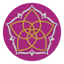 VENUS FLOWER / Venusblume Lotus GULD SILVER