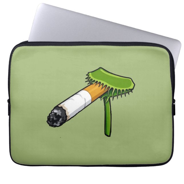 Venus flugfälla växt med cig laptop fodral (Framsidan)