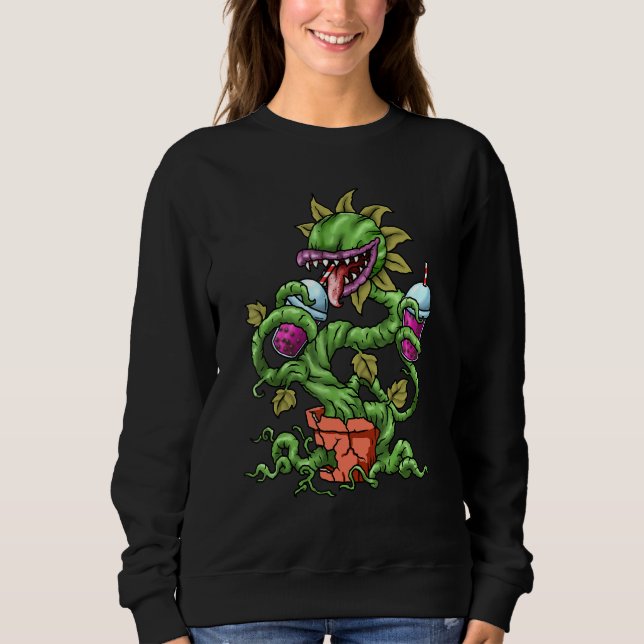 Venus Fly Trap Kids Bubble Tea Carnivorous Plant T Shirt (Framsida)