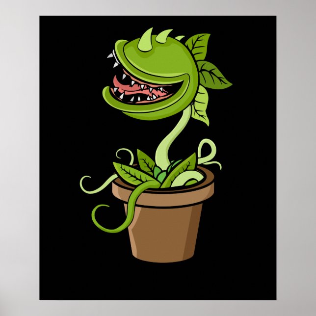 Venus Fly Trap Plant Gift Men Carnivorous Plants Poster (Framsidan)