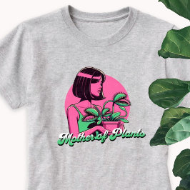 Venus Flycatch Mor på plantor Gift for Plant Mamma T Shirt