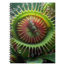 Venus Flytrap Floral Whimsical Plant Anteckningsbok