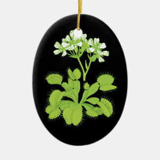 Venus Flytrapsprydnad Julgransprydnad Keramik