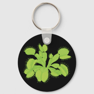 Venus Flytrax Botanical Art Nyckelring