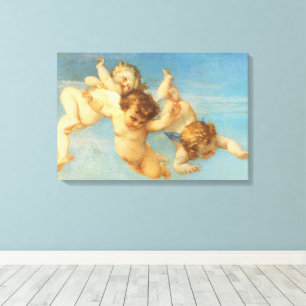 Venus födelse, änglar detalj av Alexandre Cabanel Canvastryck