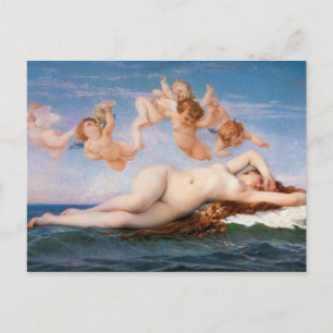 Venus födelse av Alexandre Cabanel från 1863 Vykort