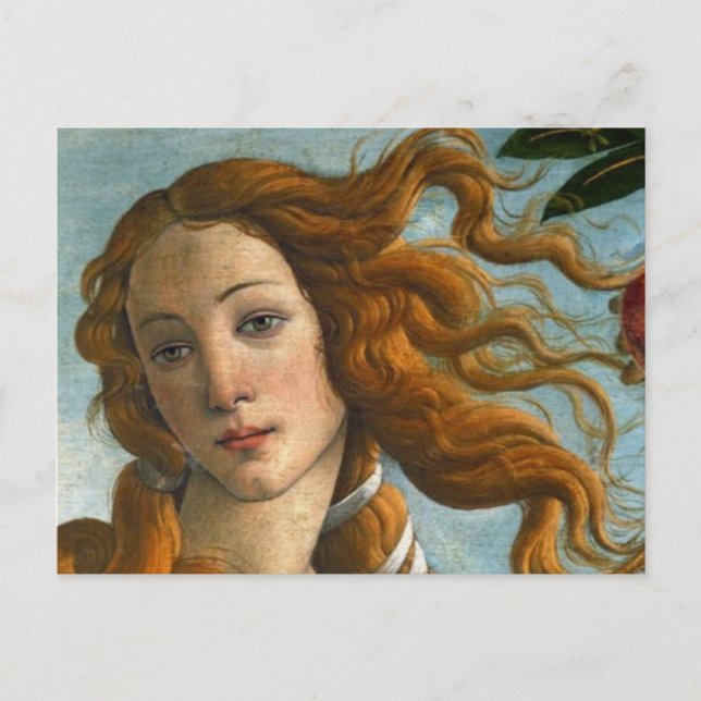 Venus födelse av Botticelli Postcard Vykort (Framsida)