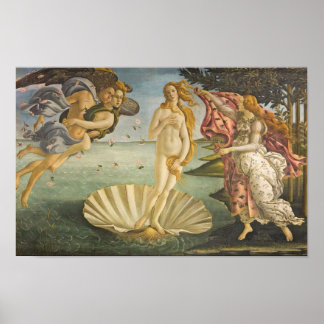 Venus födelse av Botticelli Tryck