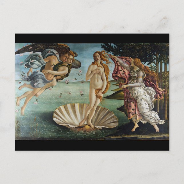 Venus födelse av Botticelli Vykort (Framsida)