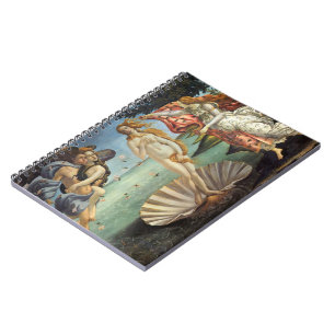 Venus födelse av Sandro Botticelli Anteckningsbok Med Spiral