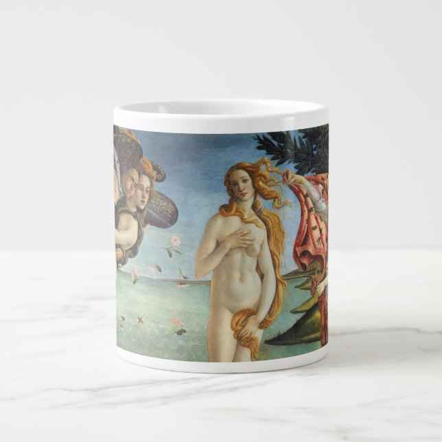 Venus födelse av Sandro Botticelli Jumbo Mugg (Framsidan)