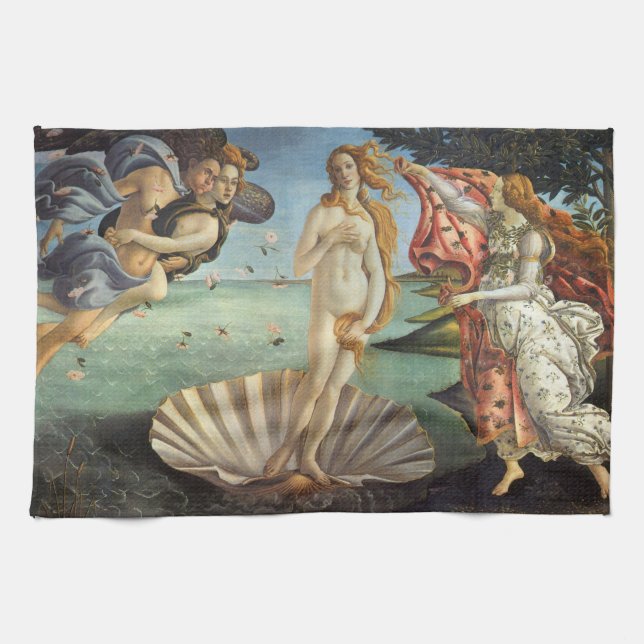 Venus födelse av Sandro Botticelli Kökshandduk (Horisontell)